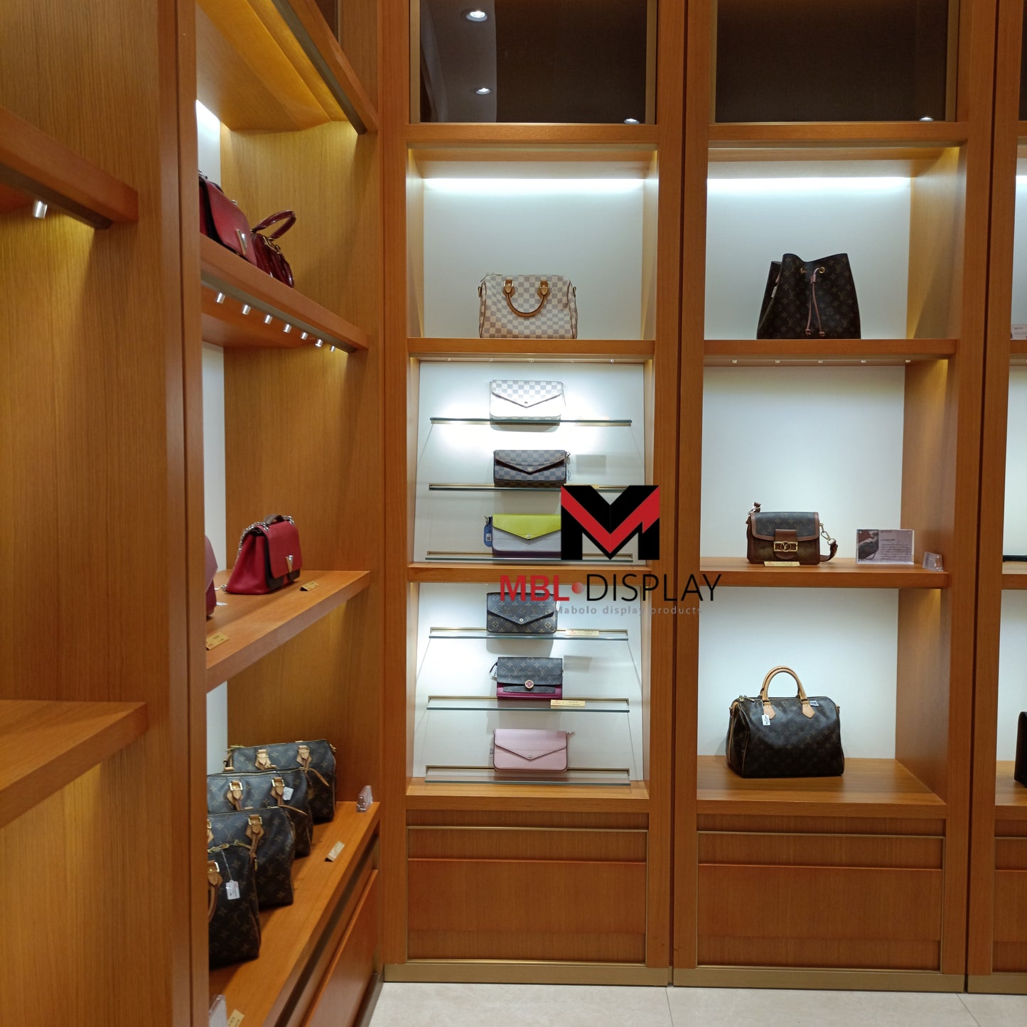 High-end wall display cabinets - Example 1