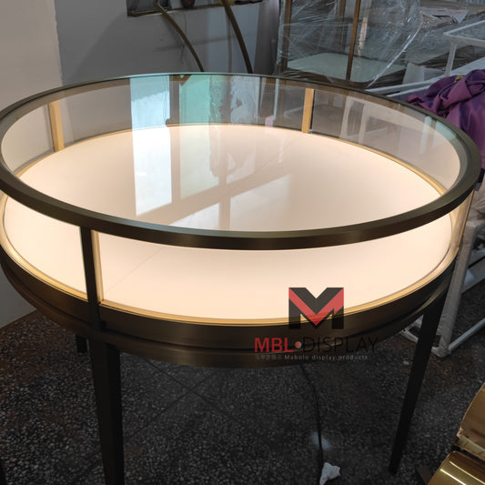 Luxury Round Display Cabinet - Example 1